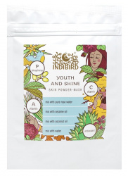 Травяная маска для лица Молодость и Сияние (Youth and Shine Herbal Face Pack ) Indibird, 40 г